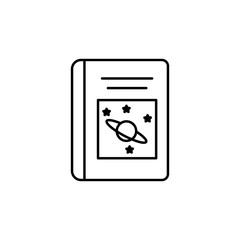 astronomy line icon. Signs and symbols can be used for web, logo, mobile app, UI, UX