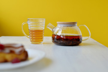 cup of tea and cookies
