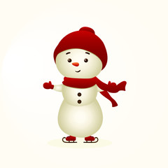 Snowman illustration 