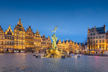 Fototapeta na wymiar Antwerp, Belgium Cityscape