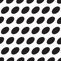 minimalist seamless pattern oval holes solid shape simple style background template design vector