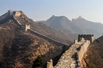 Runde Alu-Dibond Bilder Chinesische Mauer Chinesische Mauer Jinshanling