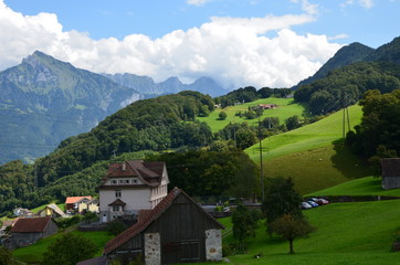 Fototapeta na wymiar Valle Suizo 2