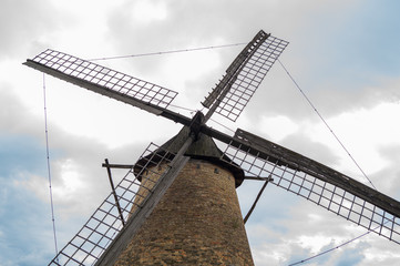 old windmill in the countryside