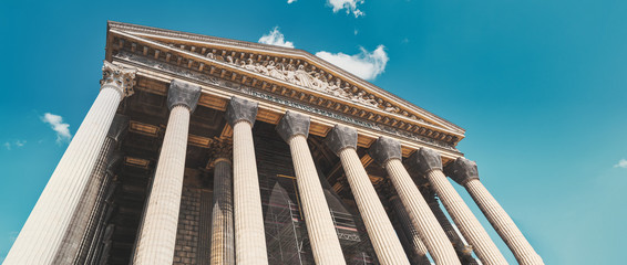 The church of the Madeleine. Paris, France