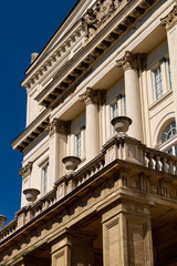 Detail of the facade 