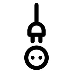 Electric socket icon