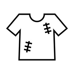 Shabby clothes icon