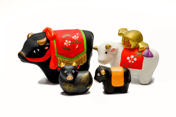 丑年　年賀素材