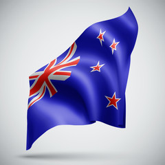 vector 3d flag isolated