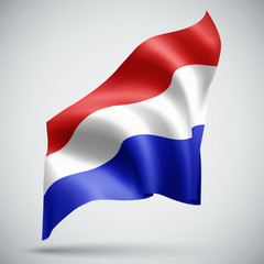 vector 3d flag isolated