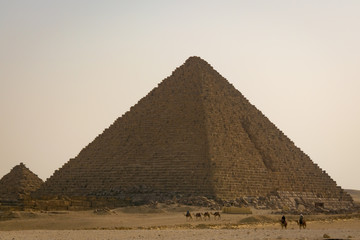 Fototapeta na wymiar Pyramids of Giza. Cairo. Egypt