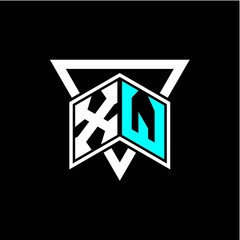 The letter X W monogram is perfect for game initials, greeting cards, logos, posters and more