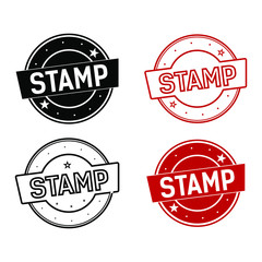 Stamp vector icon 