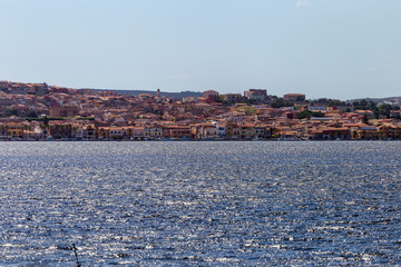 The city of Sant'Antioco in Sardinia