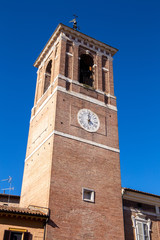 fabriano medieval city historic center italy