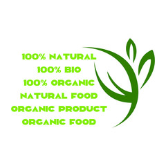 Bio Organic Vector Icon