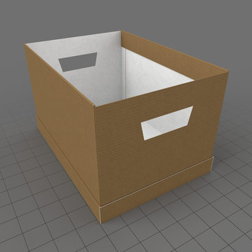 Office cardboard box