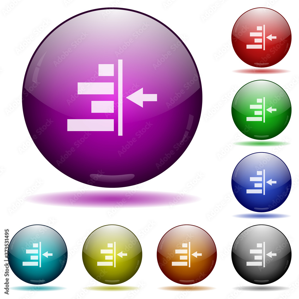 Poster increase right indentation of content icon in glass sphere buttons