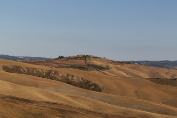 Fototapeta na wymiar Tuscany landscape, around the city of Siena