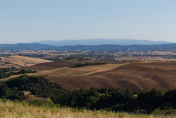 Fototapeta premium Tuscany landscape, around the city of Siena