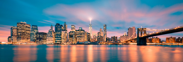 Panoramic view of Manhattan