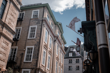 Obraz premium Old Town Street in Quebec