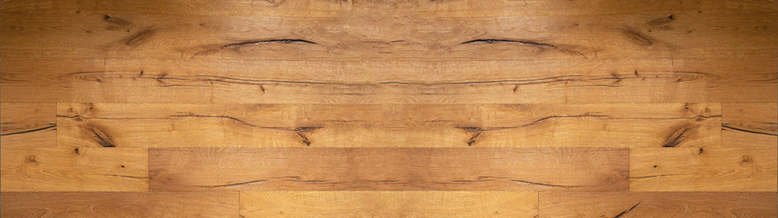 wood background banner wide panorama - top view of wooden solid wood flooring parquet laminate...