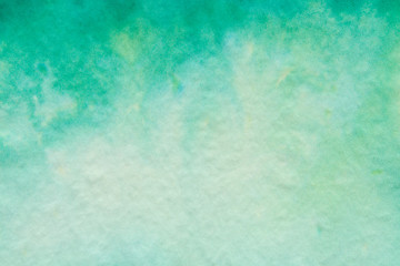Fototapeta na wymiar green painted on paper background texture