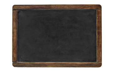 blank blackboard isolated on white - obrazy, fototapety, plakaty