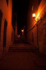 Romantic night street