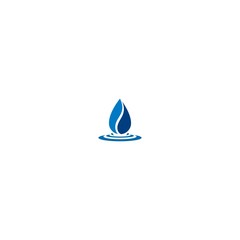 Fototapeta premium Water Drop Logo template vector icon illustration