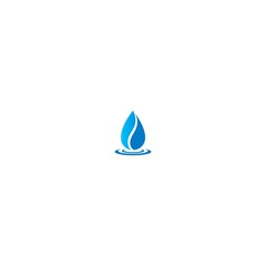 Water Drop Logo template vector icon illustration