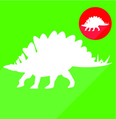 Dinosaur silhouette