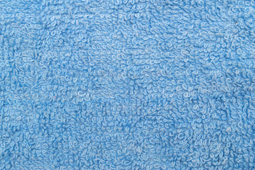 Fototapeta na wymiar Texture of Blue Towel. Abstract background