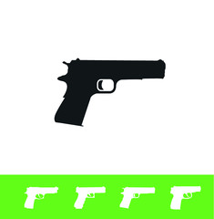 Weapon icon set