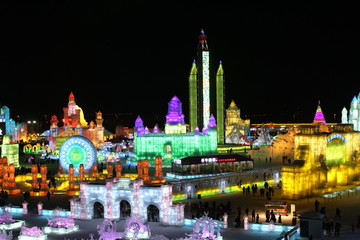 Obraz premium HARBIN LANTERN ICE FESTIVAL