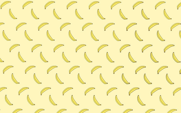 background with little yellow bananas