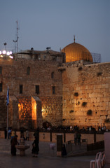 Jerusalem temple mount panorama