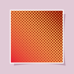 orange with yellow gradient and pointed background frame design Abstract texture art and wallpaper theme Vector illustration