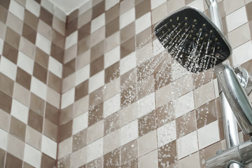 Shower with Water On
