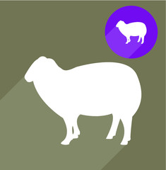 Sheep silhouette 