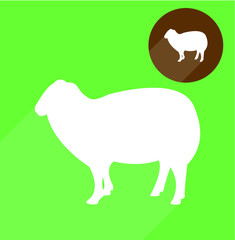 Sheep silhouette 