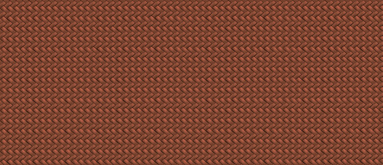 Fototapeta premium grob verwobener stoff in nahaufnahme, farbig eingefärbt und geflochtenes textil als horizontales banner, textur oder hintergrund 