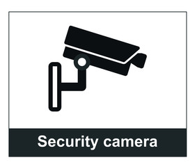 Surveillance Camera icon on white background
