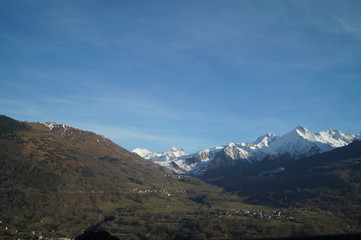 Naklejka premium Paysages de montagne