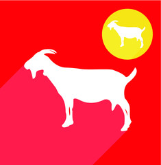 Goat silhouette