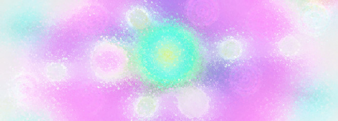 An abstract high key crystallized iridescent background image.