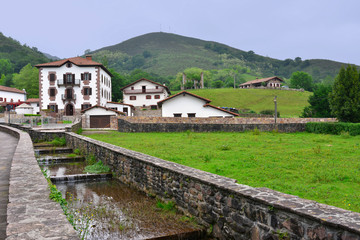 Paysage d' Urdax (31711), Navarre en Espagne, Europe