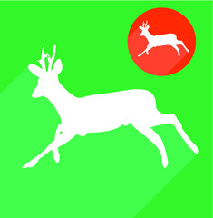 Deer silhouette
